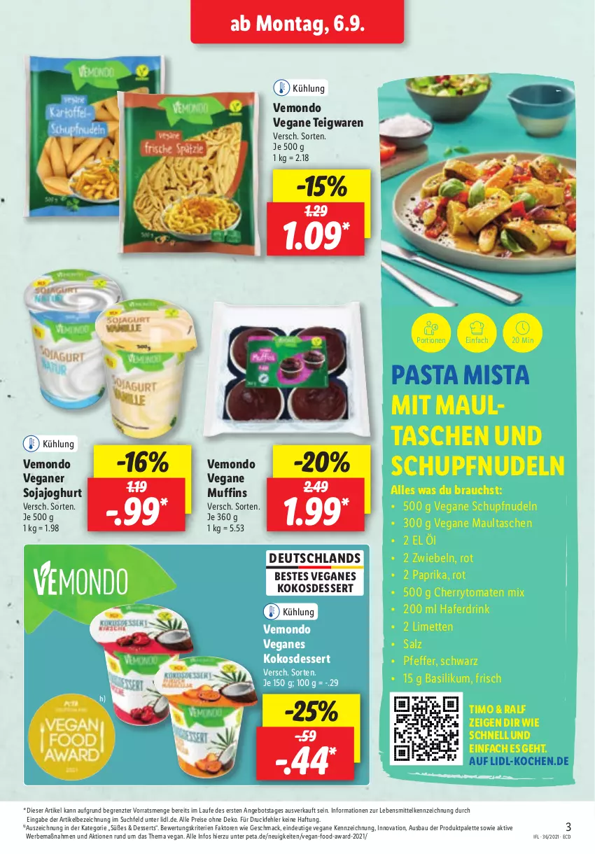 Aktueller Prospekt Lidl - Aktionsprospekt - von 06.09 bis 11.09.2021 - strona 3