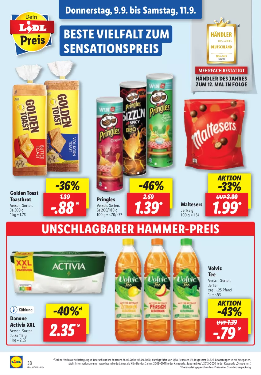 Aktueller Prospekt Lidl - Aktionsprospekt - von 06.09 bis 11.09.2021 - strona 38