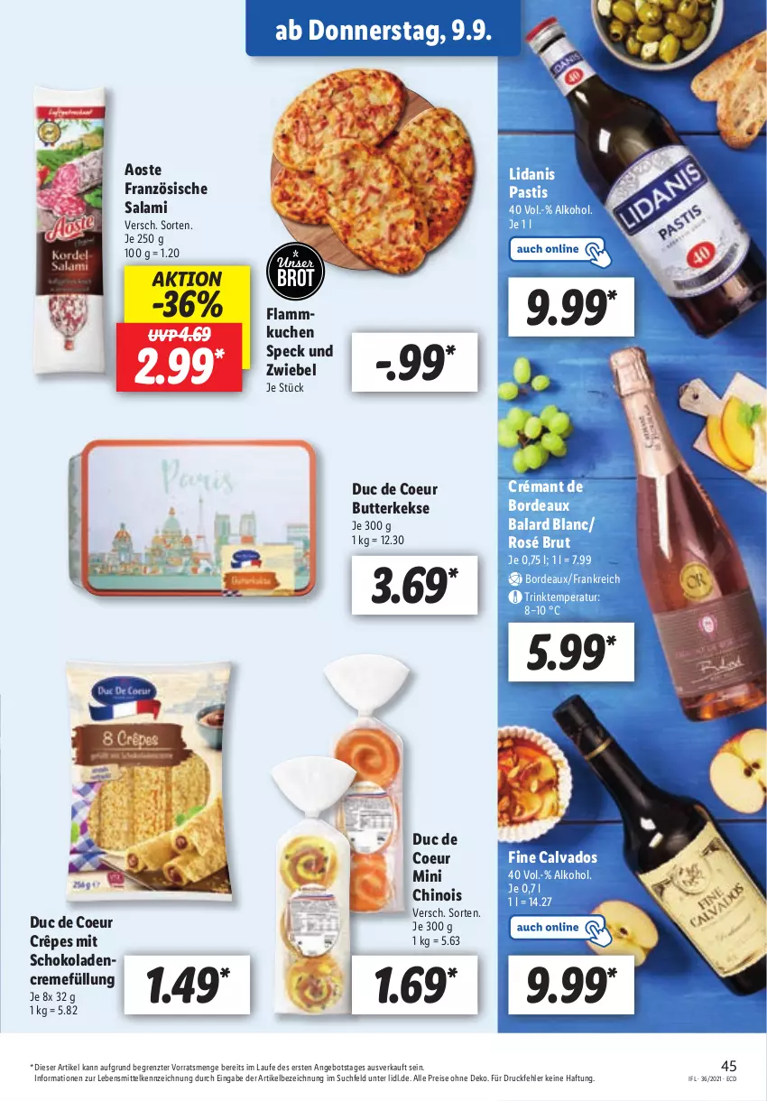 Aktueller Prospekt Lidl - Aktionsprospekt - von 06.09 bis 11.09.2021 - strona 45