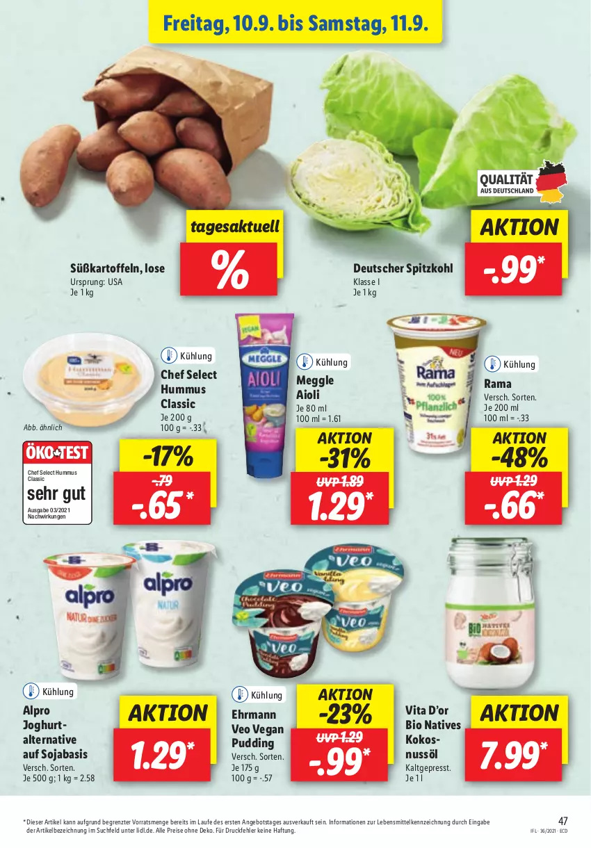 Aktueller Prospekt Lidl - Aktionsprospekt - von 06.09 bis 11.09.2021 - strona 47