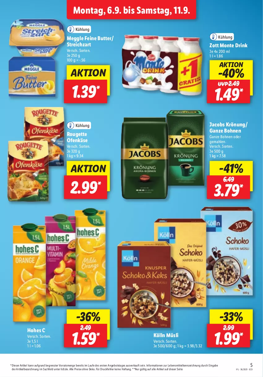 Aktueller Prospekt Lidl - Aktionsprospekt - von 06.09 bis 11.09.2021 - strona 5