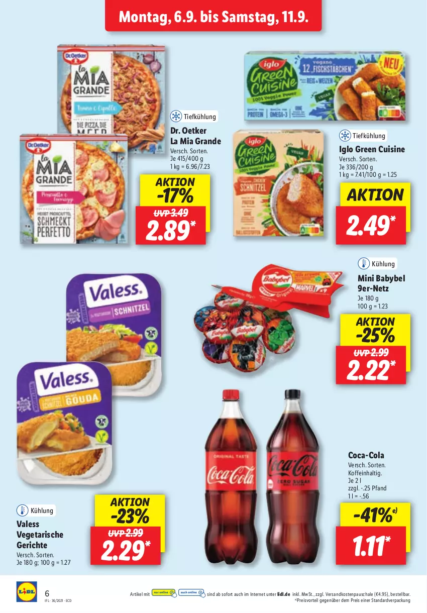 Aktueller Prospekt Lidl - Aktionsprospekt - von 06.09 bis 11.09.2021 - strona 6