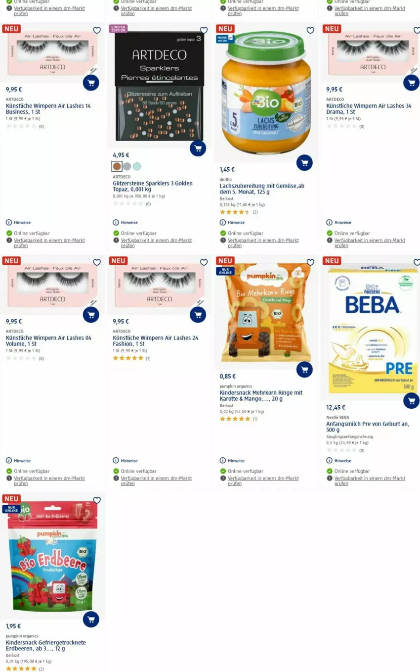 Aktueller Prospekt Dm Drogerie - Prospekte - von 25.12.2024 bis 03.01.2025 - strona 12 - produkty: Beba, beere, beeren, bio, eier, eis, Elan, erdbeere, erdbeeren, Kinder, korn, lachs, mango, milch, mit gemüse, rama, ring, snack, Ti