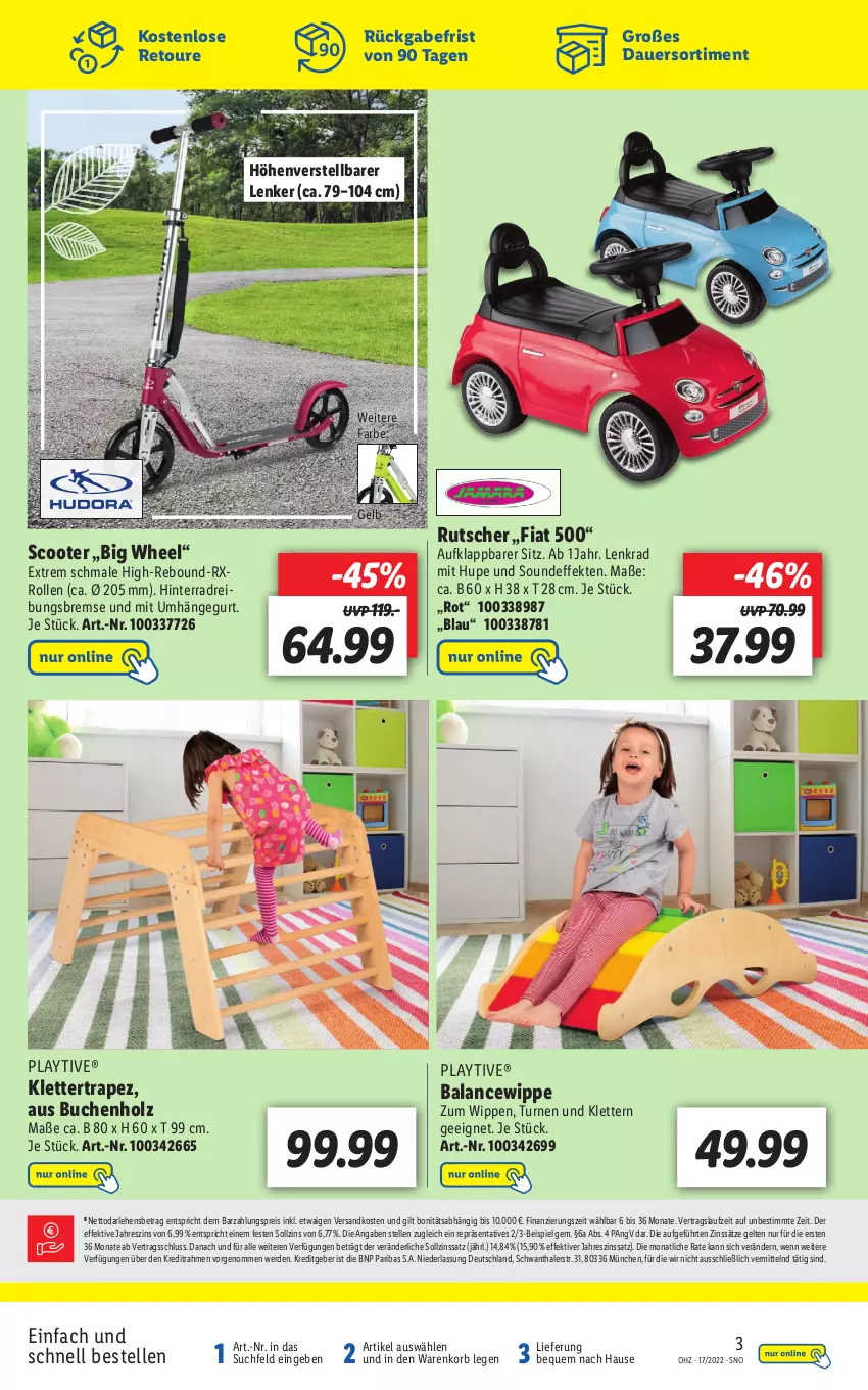 Aktueller Prospekt Lidl - Wochen-Highlights im Onlineshop - von 25.04 bis 01.05.2022 - strona 3 - produkty: auer, buch, eis, elle, erde, Holz, korb, ndk, reis, scooter, Ti