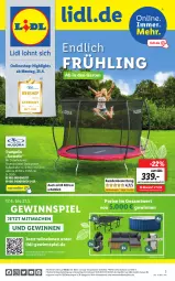 Gazetka promocyjna Lidl - Wochen-Highlights im Onlineshop - Gazetka - ważna od 01.05 do 01.05.2022 - strona 1 - produkty: asti, eis, erde, fanta, Garten, gewinnspiel, mac, ndk, Rauch, reis, Ti, Trampolin