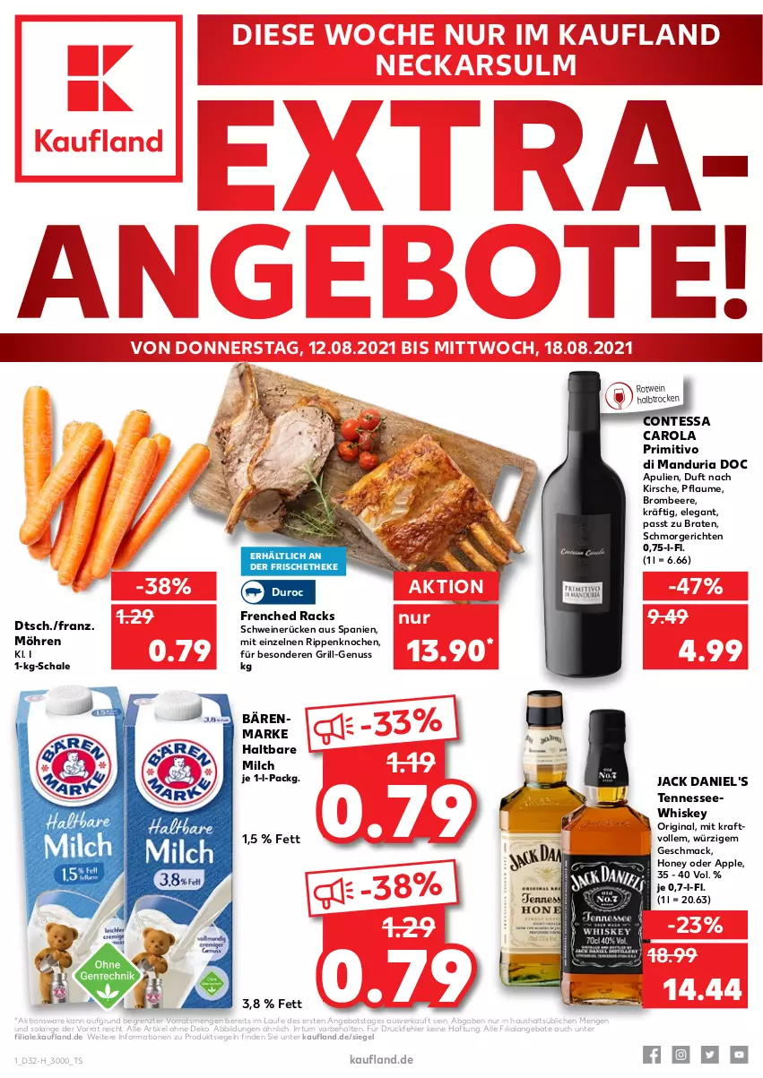 Aktueller Prospekt Kaufland - Spezielle Angebote - von 12.08 bis 18.08.2021 - strona 1