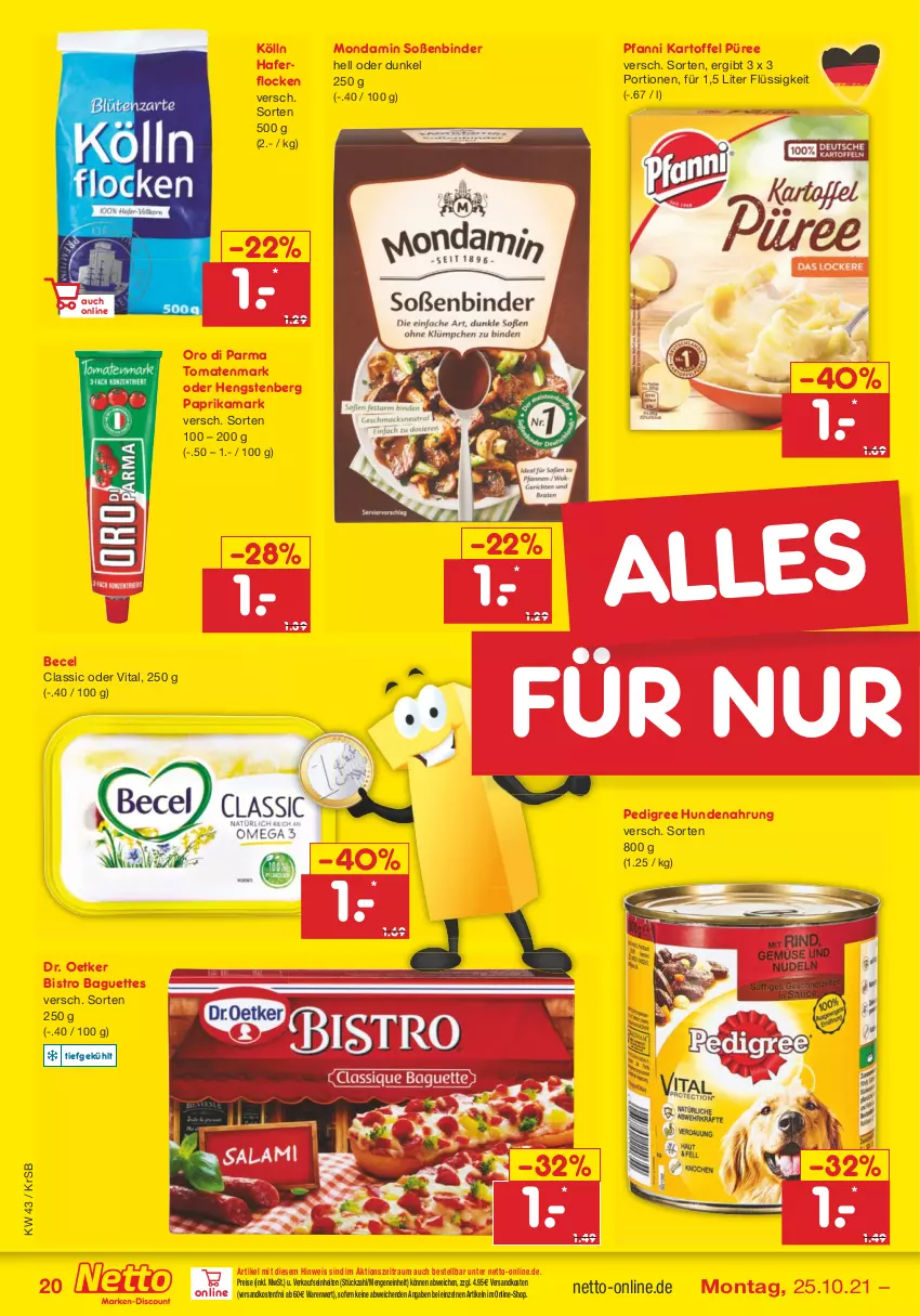 Aktueller Prospekt Netto Marken-Discount - Filial Angebote - von 25.10 bis 30.10.2021 - strona 20