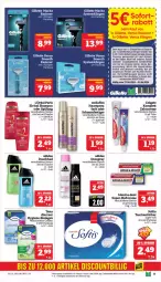 Gazetka promocyjna Marktkauf - Prospekt - Gazetka - ważna od 01.06 do 01.06.2024 - strona 33 - produkty: Adidas, aktionspreis, Bad, colgate, coupon, coupons, creme, deka, deo, deospray, discount, Discreet, duschbad, eis, elvital, erde, flasche, gillette, gin, haarspray, Haftcreme, lack, LG, mac, mach3, nuss, rasierer, reis, schaumfestiger, shampoo, shampoo oder spülung, sofortrabatt, spülung, Tasche, taschen, taschentücher, Ti, tücher, venus, vita, Wella, wellaflex, zahncreme, ZTE