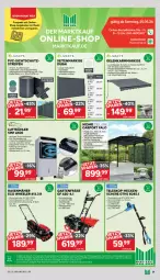 Gazetka promocyjna Marktkauf - Prospekt - Gazetka - ważna od 01.06 do 01.06.2024 - strona 35 - produkty: angebot, angebote, Bau, beere, Brei, Carport, eier, eis, elle, fernbedienung, Garten, rasen, rasenmäher, Rauch, reifen, Reinigung, reis, ring, Schere, Seitenmarkise, tee, Teleskop, Ti, timer, uhr, wandhalterung, wasser, wassertank