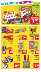 Gazetka promocyjna Marktkauf - Prospekt - Gazetka - ważna od 01.06 do 01.06.2024 - strona 4 - produkty: bebivita, Becher, flasche, gin, Kinder, kitkat, lion, mais, möhren, monte, natur, robby, smarties, snack, Ti, vita, zott, Zott Monte