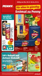 Gazetka promocyjna Penny - Prospekte - Gazetka - ważna od 23.11 do 23.11.2024 - strona 1 - produkty: chili, ente, LG, mango, nuss, obst, Obst und Gemüse, penne, penne rigate, pringles, ring, Ti, und gemüse