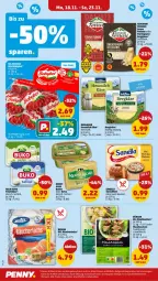 Gazetka promocyjna Penny - Prospekte - Gazetka - ważna od 23.11 do 23.11.2024 - strona 10 - produkty: arla, arla buko, babybel, bergader, Bergkäse, bio, Buko, butter, frischkäse, gin, grana, Heu, heumilch, Käse, lachs, maultaschen, milch, mini babybel, padano, parmigiano, Rana, Räucherlachs, Tasche, taschen, tee, Ti