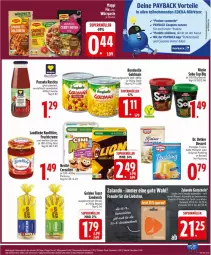 Gazetka promocyjna Edeka - Prospekte - Gazetka - ważna od 08.02 do 08.02.2025 - strona 15 - produkty: beutel, bolognese, bonduelle, bonduelle goldmais, cerealien, coupon, coupons, creme, deka, eis, elle, flasche, frucht, gin, golden toast, Goldmais, konfitüre, landliebe, maggi, maggi fix, mais, payback, reis, sandwich, spaghetti, Ti, toast, ZTE