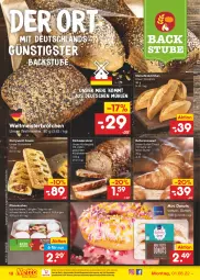 Gazetka promocyjna Netto Marken-Discount - Filial-Angebote - Gazetka - ważna od 06.08 do 06.08.2022 - strona 18 - produkty: angebot, axe, backofen, brot, brötchen, butter, Croissant, curry, currywurst, Donut, donuts, eis, frucht, kuchen, Kürbis, kürbiskerne, mehl, Meister, ndk, Ofen, Pfannkuchen, reis, snack, steinofen, stube, Ti, versandkostenfrei, wurst