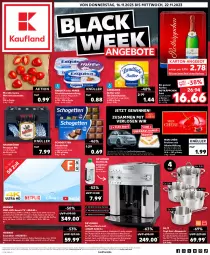 Gazetka promocyjna Kaufland - Prospekt - Gazetka - ważna od 22.11 do 22.11.2023 - strona 1 - produkty: alkohol, angebot, angebote, auto, backofen, butter, De'Longhi, decke, Deckel, doppelrahmstufe, dvb, DVB-T, edelstahl, eis, ente, entkalker, erde, exquisa, flasche, frischkäse, frischkäsezubereitung, gewinnspiel, hasseröder, HDMI, herdarten, hisense, kaffee, kaffeevollautomat, Käse, kirsch, kirsche, lack, landliebe, lautsprecher, LG, likör, milch, miree, Mon Chéri, Ofen, pils, pralinen, premium pils, Romatomaten, rotkäppchen, salz, schogetten, schoko, schokolade, sekt, soundbar, Spiele, Streichzart, Ti, tomate, tomaten, topf, topf-set, tuner, uhd, usb, wasser, wassertank, Zartbitterschokolade, ZTE