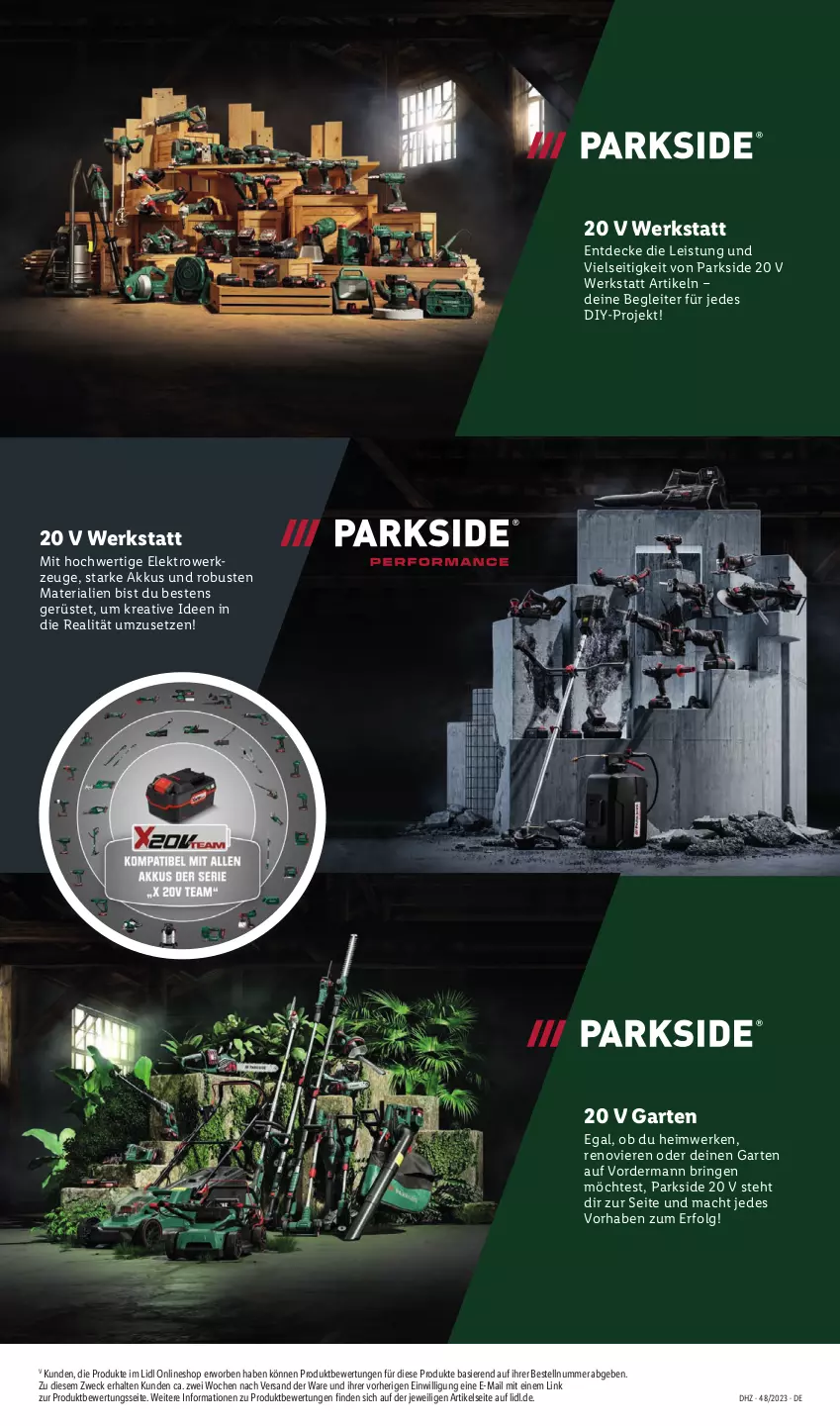 Aktueller Prospekt Lidl - Aktionsprospekt - von 27.11 bis 02.12.2023 - strona 25 - produkty: akku, decke, eis, Elektro, Garten, LG, mac, Parkside, Ria, ring, Ti, weck, werkzeug, werkzeuge