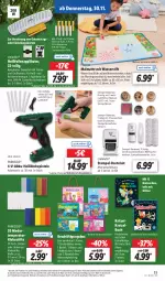 Gazetka promocyjna Lidl - Aktionsprospekt - Gazetka - ważna od 02.12 do 02.12.2023 - strona 41 - produkty: akku, buch, deka, din a4, eis, Elan, elle, ente, Heißklebepistole, Holz, kissen, ladekabel, Malbuch, Parkside, reis, rel, Ria, senf, stifte, Ti, usb, wasser, weck, ZTE