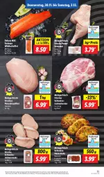 Gazetka promocyjna Lidl - Aktionsprospekt - Gazetka - ważna od 02.12 do 02.12.2023 - strona 51 - produkty: angebot, braten, brustfilet, eis, filet, henkel, lachs, lachsfilet, preisvorteil, pute, putenbrust, putenbrustfilet, reis, Rückensteak, rückensteaks, schenkel, schwein, schweine, schweinenacken, schweinerücken, steak, steaks, Ti, wein, weine, Wild, wildlachs, ZTE