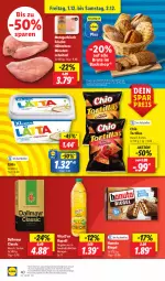 Gazetka promocyjna Lidl - Aktionsprospekt - Gazetka - ważna od 02.12 do 02.12.2023 - strona 56 - produkty: angebot, brot, coupon, dallmayr, drucker, eis, elle, Engel, Frische Hähnchen, hanuta, kerze, lätta, minutenschnitzel, papier, preisvorteil, rapsöl, reis, riegel, schnitzel, teller, Ti, tortilla, tortillas, vita, ZTE