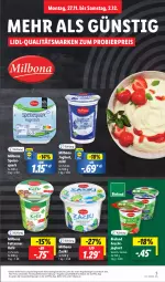 Gazetka promocyjna Lidl - Aktionsprospekt - Gazetka - ważna od 02.12 do 02.12.2023 - strona 7 - produkty: angebot, bier, bio, bioland, Bona, coupon, eis, frucht, joghur, joghurt, Kefir, Milbona, quark, reis, speisequark, Ti, zaziki, ZTE