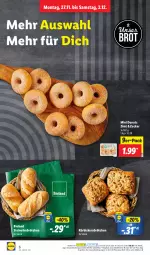 Gazetka promocyjna Lidl - Aktionsprospekt - Gazetka - ważna od 02.12 do 02.12.2023 - strona 8 - produkty: angebot, bio, bioland, brot, brötchen, coupon, Donut, donuts, Kürbis, Kürbiskernbrötchen, ndk, Ofen, Schal, Schale, steinofen, Ti, zucker