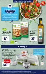 Gazetka promocyjna AldiSud - ALDI Sortiment - Gazetka - ważna od 31.01 do 31.01.2022 - strona 21 - produkty: agaven, aldi, alle artikel ohne dekoration, bio, Crofton, crofton®, Datteln, decke, Deckel, dekoration, dicksaft, eier, eis, elle, Ergee, flasche, frischhaltedosen, früchte, gin, hafer, haferflocken, hülsenfrüchte, ilag, linsen, mikrowelle, müsli, Müsliriegel, natives olivenöl, olive, oliven, olivenöl, olivenöl extra, pflaume, pflaumen, rezept, riegel, Rote Linsen, rwe, saft, salat, senf, snack, spülmaschinen, Ti, ZTE