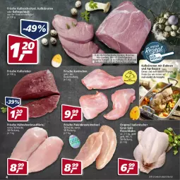 Gazetka promocyjna Real - Gazetka - ważna od 16.04 do 16.04.2022 - strona 4 - produkty: aprikose, aprikosen, bohne, bohnen, braten, brustfilet, eis, filet, filets, fleisch, Frische Hähnchen, gin, gulasch, hähnchenbrust, hähnchenbrustfilet, Kalbsleber, kalbsschnitzel, Kugel, natur, pute, putenbrust, rezept, rezepte, Schal, Schale, schnitzel, Ti