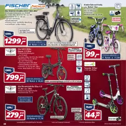 Gazetka promocyjna Real - Gazetka - ważna od 16.04 do 16.04.2022 - strona 44 - produkty: akku, Bau, drehgriffschalter, E-Bike, eier, eis, Elektro, elle, ente, Fahrrad, gabel, Kinder, Kinderfahrrad, Mountainbike, preis für vormontierte räder, reis, rücktrittbremse, rwe, Schal, scooter, shimano, shimano drehgriffschalter, teller, Ti