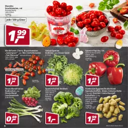 Gazetka promocyjna Real - Gazetka - ważna od 16.04 do 16.04.2022 - strona 6 - produkty: brokkoli, creme, datteltomaten, eimer, eis, kartoffel, kartoffeln, Lauchzwiebel, lauchzwiebeln, leine, paprika, radieschen, reis, rispentomaten, salat, Schal, Schale, snack, spargel, speisekartoffeln, Ti, tomate, tomaten, zwiebel, zwiebeln