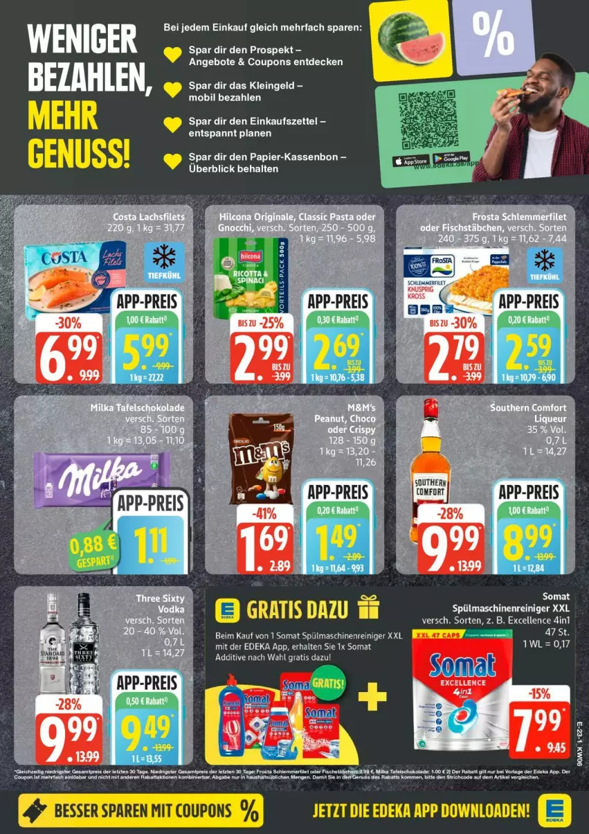 Aktueller Prospekt Edeka - Prospekte - von 02.02 bis 07.02.2026 - strona 27 - produkty: angebot, angebote, coupon, coupons, decke, deka, eis, elle, maschinenreiniger, papier, reiniger, reis, somat, spülmaschinen, Ti