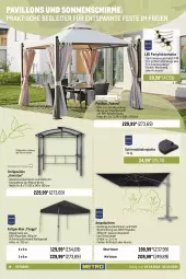 Gazetka promocyjna Metro - Outdoor & Grill - Gazetka - ważna od 30.04 do 30.04.2024 - strona 14 - produkty: ampelschirm, auflagenbox, auto, beleuchtung, Bodenplatte, Bona, dell, eis, erde, Faltpavillon, grill, Grillpavillon, HP, Kette, kissen, latte, LG, lichterkette, Metro, Mode, pavillon, reis, Ria, schirme, schirmständer, schutzhülle, sessel, sitzkissen, sonnenschirm, Spiele, Ti, tisch, wasser