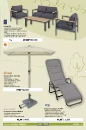 Gazetka promocyjna Metro - Outdoor & Grill - Gazetka - ważna od 30.04 do 30.04.2024 - strona 3 - produkty: aluminiumgestell, Holz, kissen, LG, Liege, Metro, möbel, natur, pool, Rückenkissen, schirmständer, sonnenschirm, Ti, tisch, wasser