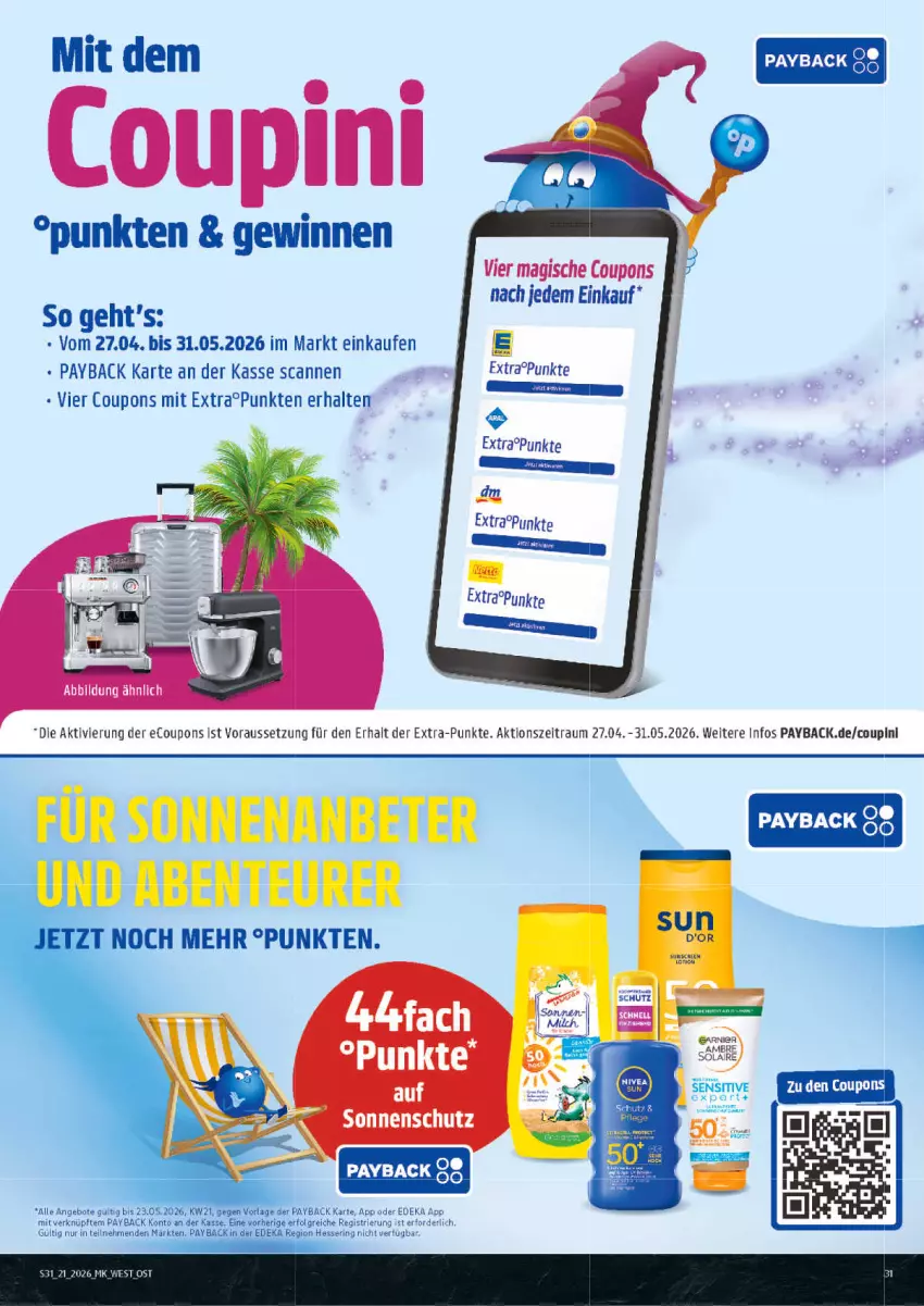 Aktueller Prospekt Marktkauf - Prospekt - von 17.05 bis 23.05.2026 - strona 31 - produkty: angebot, angebote, coupon, coupons, deka, LG, payback, ring, sonnenschutz, Ti