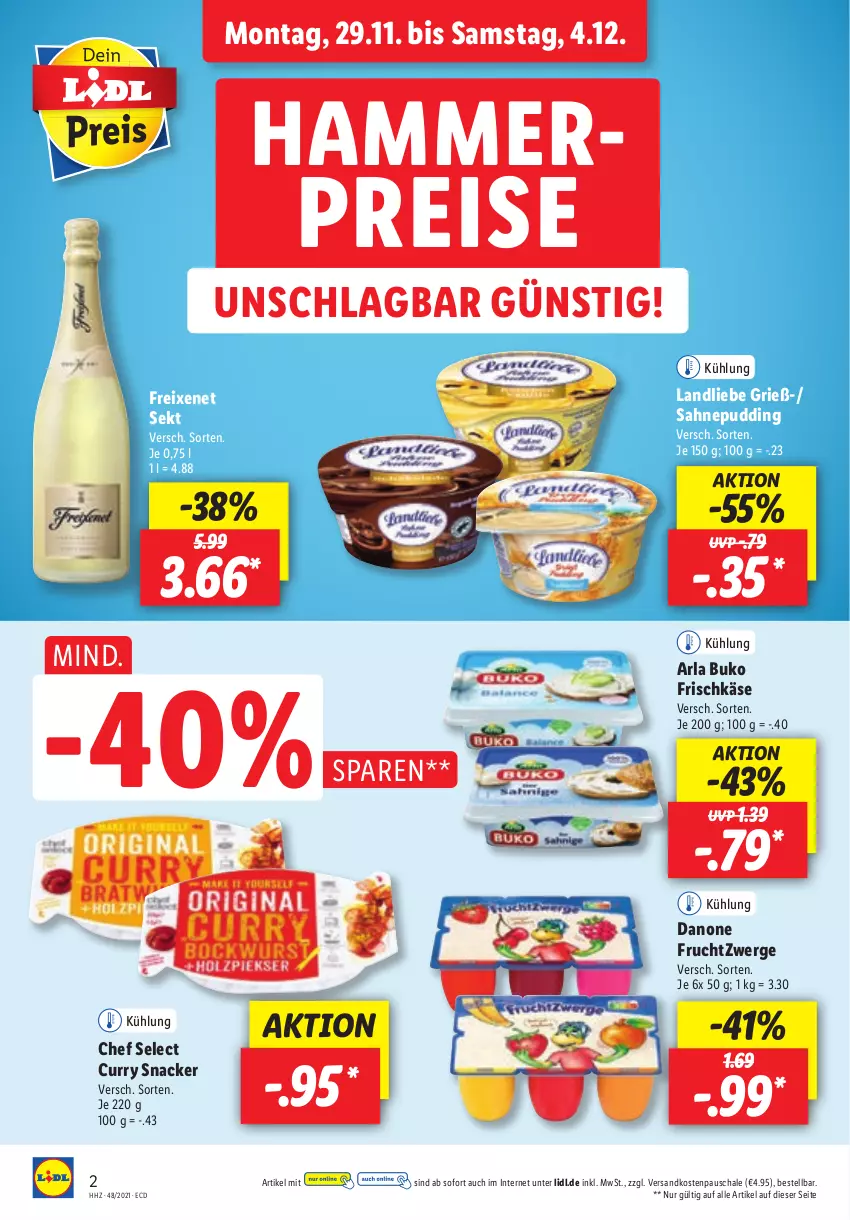 Aktueller Prospekt Lidl - Aktionsprospekt - von 29.11 bis 04.12.2021 - strona 2