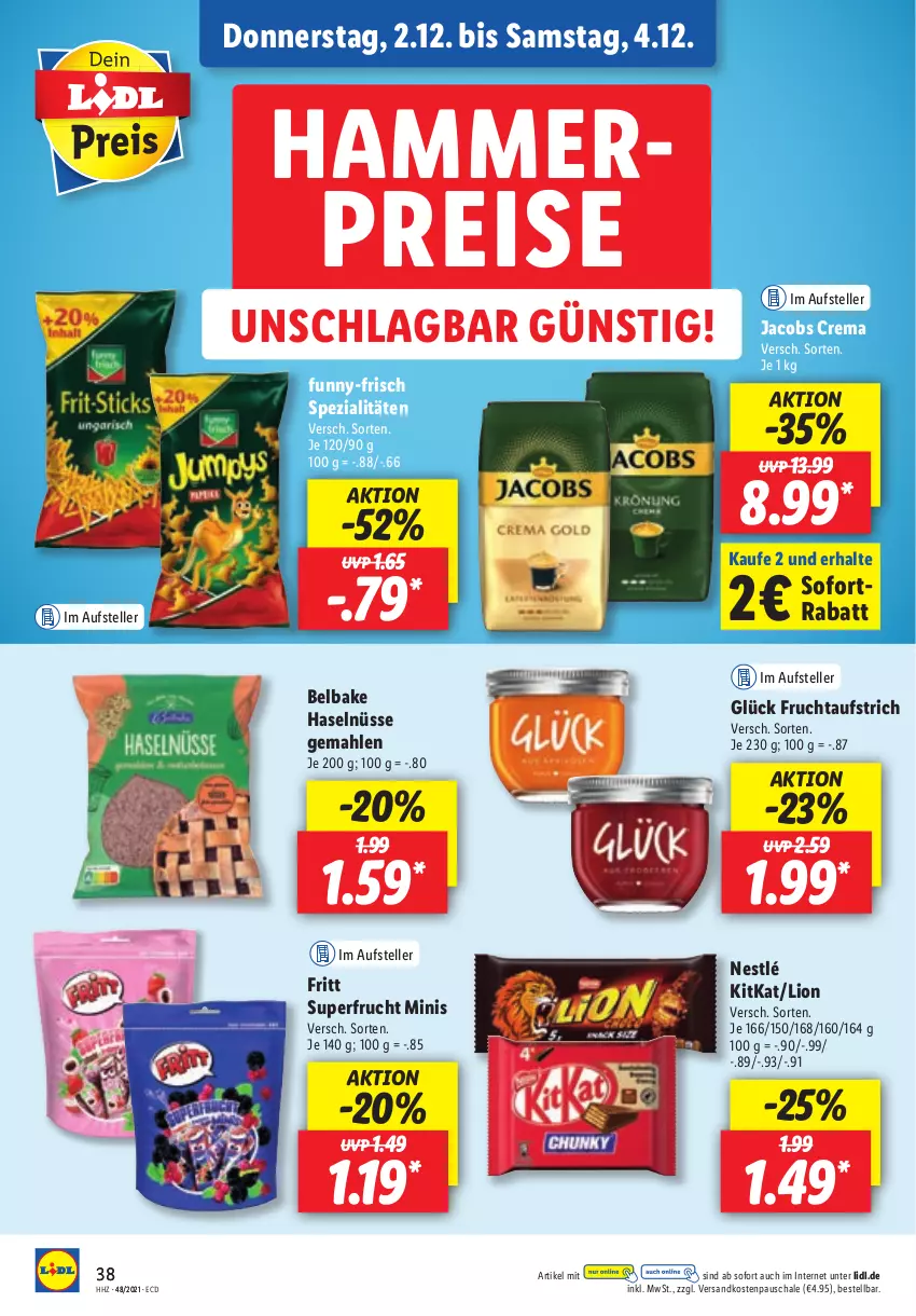 Aktueller Prospekt Lidl - Aktionsprospekt - von 29.11 bis 04.12.2021 - strona 38