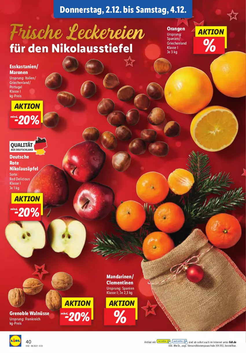 Aktueller Prospekt Lidl - Aktionsprospekt - von 29.11 bis 04.12.2021 - strona 40