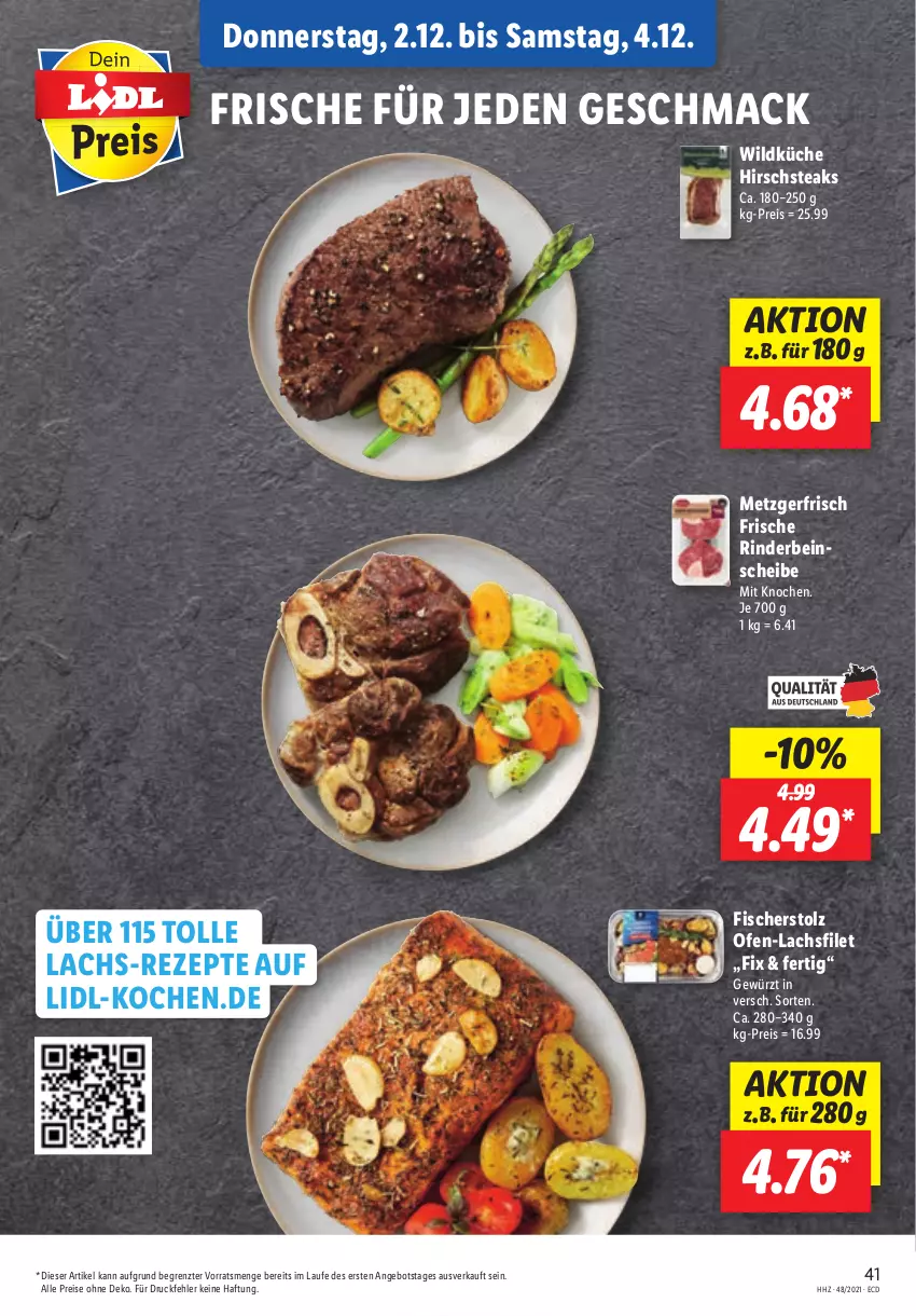 Aktueller Prospekt Lidl - Aktionsprospekt - von 29.11 bis 04.12.2021 - strona 41