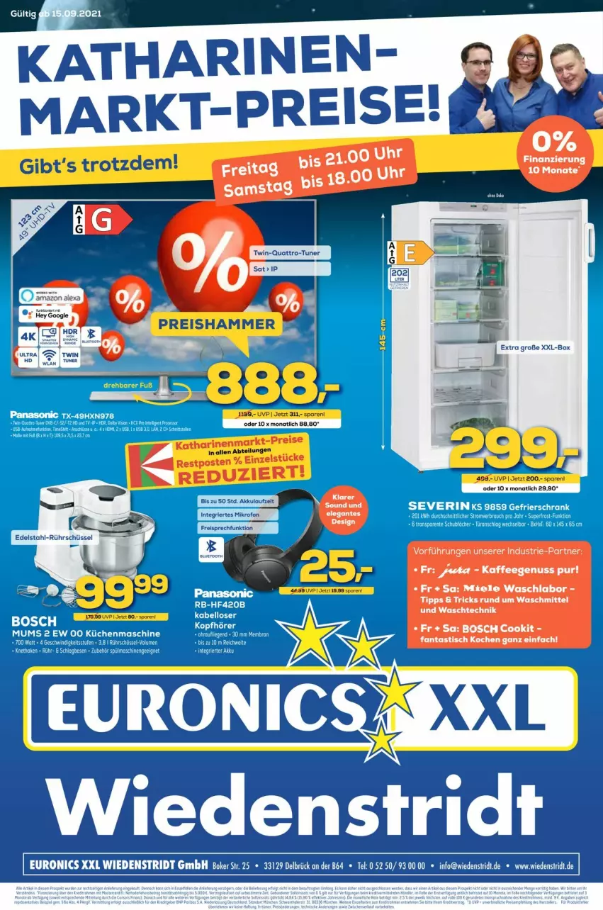 Aktueller Prospekt Euronics - Prospekte - von 15.09 bis 21.09.2021 - strona 1