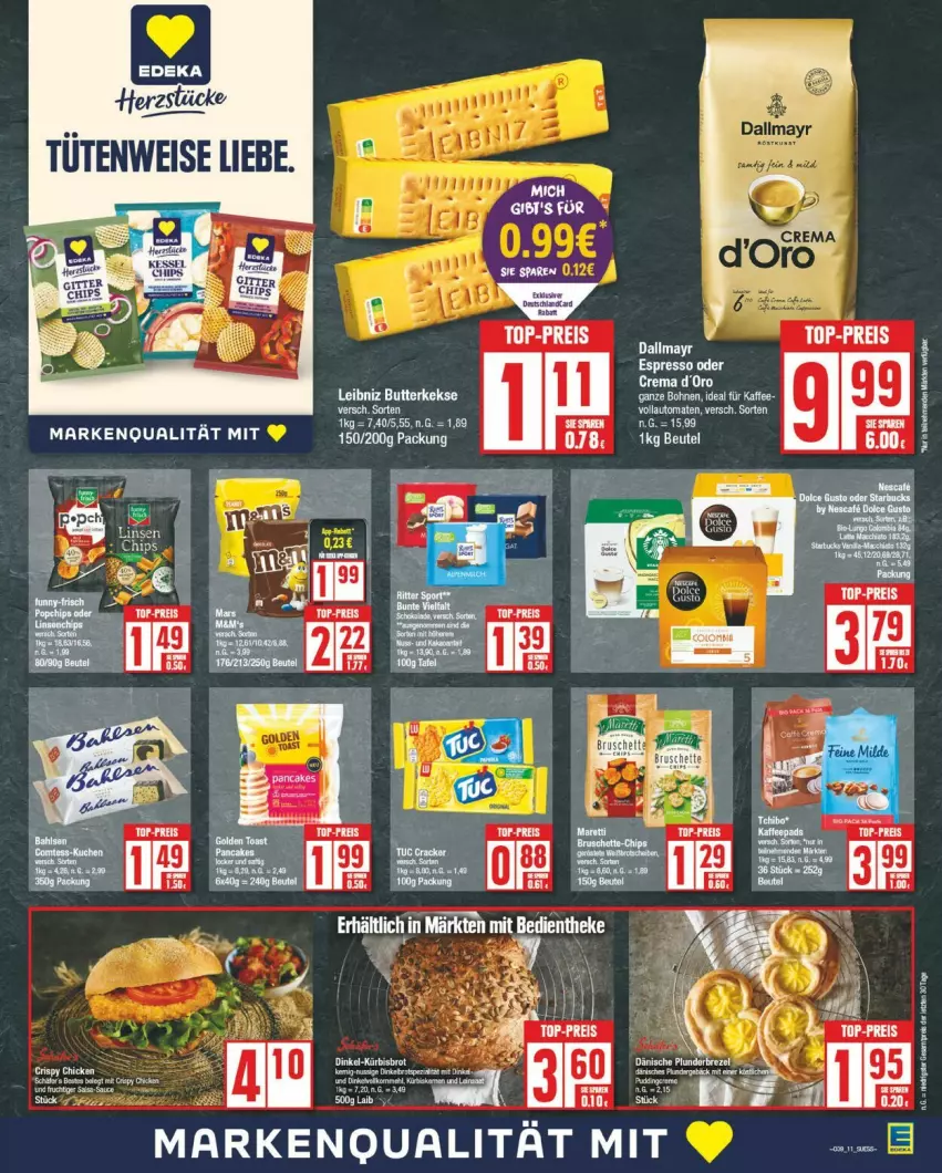 Aktueller Prospekt Edeka - Prospekte - von 23.09 bis 28.09.2024 - strona 11 - produkty: eis, espresso, espresso oder