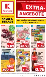 Gazetka promocyjna Kaufland - Extra-Angebote - Gazetka - ważna od 12.06 do 12.06.2024 - strona 1 - produkty: angebot, angebote, bsf, coca-cola, cola, eintopf, eis, ente, fanta, filet, fleisch, hochland, ilag, Kalbfleisch, Käse, kraft, medaillons, Mezzo Mix, Schmelzkäse, sprite, tafeltrauben, Ti, topf, trauben, ZTE