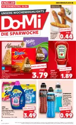 Gazetka promocyjna Kaufland - Extra-Angebote - Gazetka - ważna od 12.06 do 12.06.2024 - strona 2 - produkty: angebot, Cap, colorwaschmittel, daim, eis, erfrischungsgetränk, getränk, heinz, Käse, ketchup, mandel, milka, schoko, schokolade, schokoladen, spee, spinat, Ti, toblerone, tomate, tomaten, tomatenketchup, torte, waschmittel, Wild, ZTE
