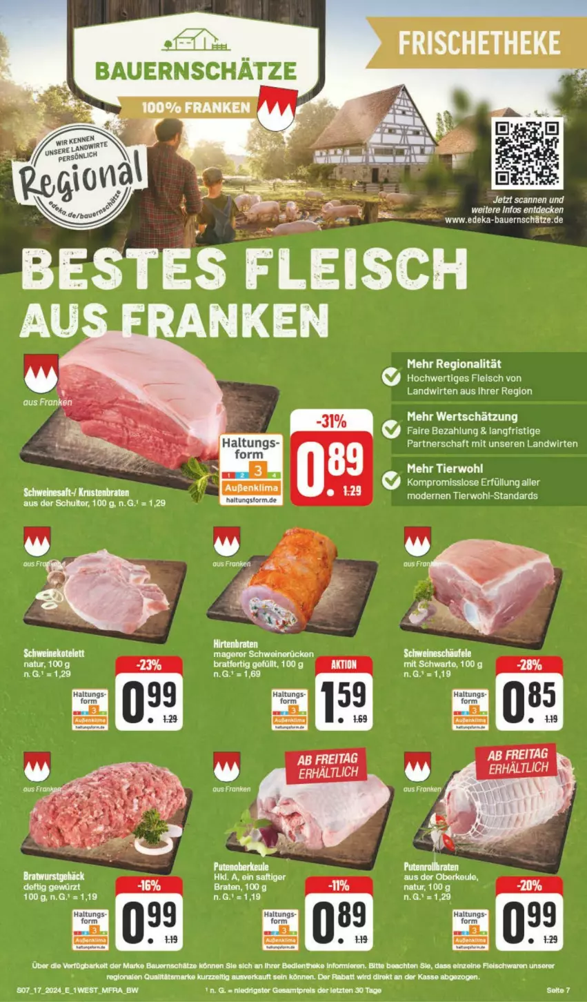 Aktueller Prospekt Edeka - Prospekte - von 20.04 bis 27.04.2024 - strona 7 - produkty: auer, Bau, Bauer, deka, eier, ente, Mode, tee, Ti