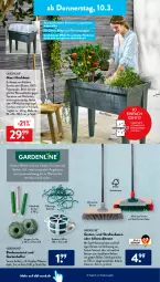 Gazetka promocyjna AldiSud - ALDI Aktuell - Gazetka - ważna od 12.03 do 12.03.2022 - strona 26 - produkty: abdeckhaube, aldi, angebot, angebote, blume, blumen, Brei, Draht, eis, ente, gardenline®, Garten, Gewächshaus, Hobby, Holz, kräuter, kräutern, latte, Laufen, pflanze, pflanzen, reis, resa, Ria, riegel, ring, Teleskop, teleskopstiel, Ti, wasser, weck, werkzeug