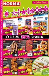 Gazetka promocyjna Norma - Norma - Gazetka - ważna od 10.06 do 10.06.2024 - strona 18 - produkty: auer, Bau, Bauer, braten, bratwurst, chili, deutscher spargel, dip, eis, fisch, fischstäbchen, flakes, fleisch, Geflügel, gewürz, grill, hähnchenschenkel, henkel, Kalbsbratwurst, lebensmittel, minutensteaks, natur, nuggets, pfeffer, regal, reis, rind, rinder, salami, schenkel, schoko, snack, spargel, steak, steaks, Ti, tiefpreis, wurst