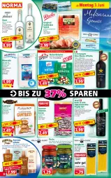 Gazetka promocyjna Norma - Norma - Gazetka - ważna od 10.06 do 10.06.2024 - strona 8 - produkty: after sun, Bad, blume, blumen, Bräunungsöl, eier, eis, elle, erde, fisch, fische, flasche, genovese, gin, hartweizen, kräuter, kühlregal, mandel, mandeln, meersalz, milch, natur, nuss, ouzo, pesto, regal, reis, ring, rotwein, salz, sim, sonnenblume, sonnenblumen, Sonnenblumenkerne, sonnenmilch, sonnenschutz, spaghetti, Speck, Spezi, spirituosen, südtiroler, Ti, tisch, trauben, tuc, wein, ZTE