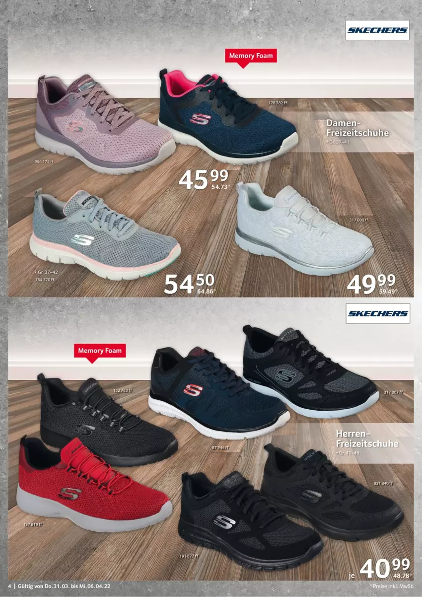 Aktueller Prospekt Selgros - Nonfood - von 01.04 bis 06.04.2022 - strona 4 - produkty: skechers