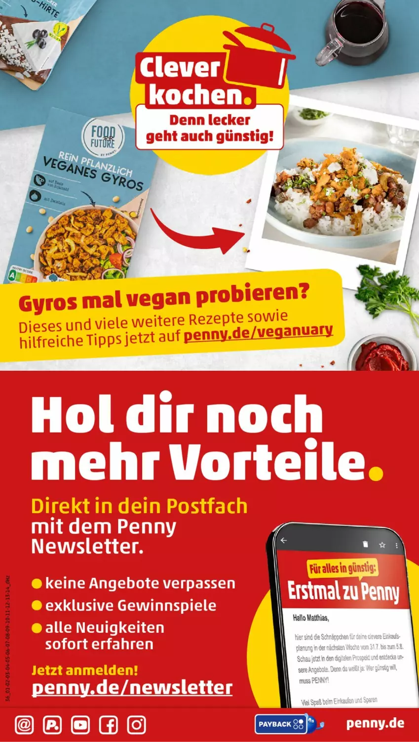 Aktueller Prospekt Penny - Prospekte - von 08.01 bis 13.01.2024 - strona 36 - produkty: angebot, angebote, decke, payback, schnäppchen, Ti