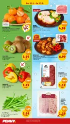 Gazetka promocyjna Penny - Prospekte - Gazetka - ważna od 13.01 do 13.01.2024 - strona 34 - produkty: aufschnitt, beutel, bohne, bohnen, braten, Buschbohnen, clementinen, eis, fleisch, gulasch, jungbullen, kiwi, mandarine, mandarinen, paprika, ponnath, regal, reis, Rückenbraten, salami, Schal, Schale, schwein, schweine, Ti, wein, weine, ZTE