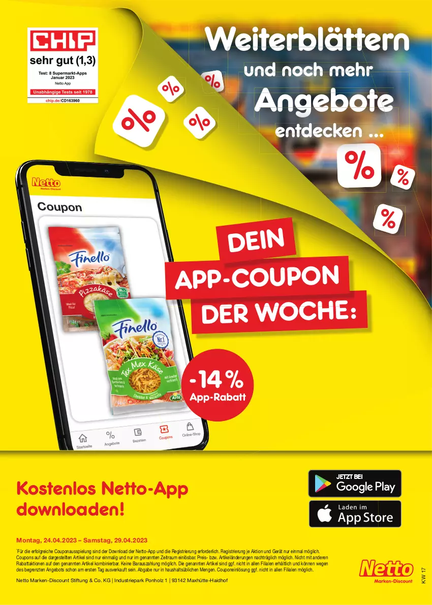 Aktueller Prospekt Netto Marken-Discount - Filial-Angebote - von 24.04 bis 29.04.2023 - strona 41 - produkty: angebot, angebote, coupon, coupons, decke, discount, eis, Holz, LG, marken-discount, reis, Ti, ZTE