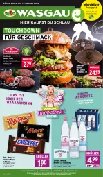 Gazetka promocyjna Wasgau - Gazetka - ważna od 07.02 do 07.02.2026 - strona 1 - produkty: angebot, angebote, auer, ball, bio, bio-rindfleisch, Brei, burger, eis, elle, flasche, fleisch, gewürz, glasflasche, mac, mars, natur, reis, rel, riegel, rind, rinder, rindfleisch, saft, snickers, Sprudel, Ti, twix, wein